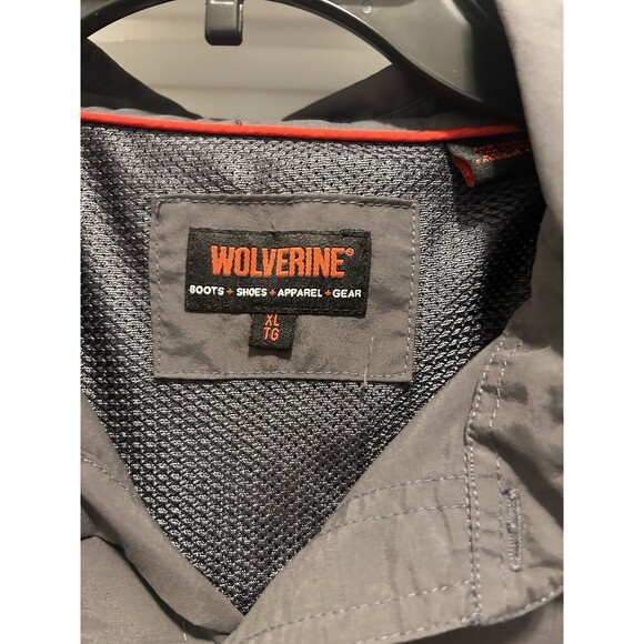 Wolverine Men Size XL Long Sleeve Button Up Fishing Style Breathable Work Shirt - Picture 2 of 8